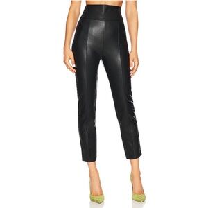 Amanda Uprichard 'Romana' Black Viscose Pants Size S